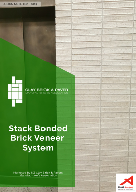 Stack Bonded Brick Veneer System